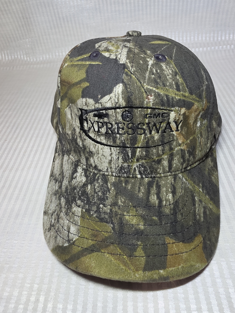 Expressway GMC Baseball Hat Cap Mossy Oak Breakup Camouflage Mens Adjustable